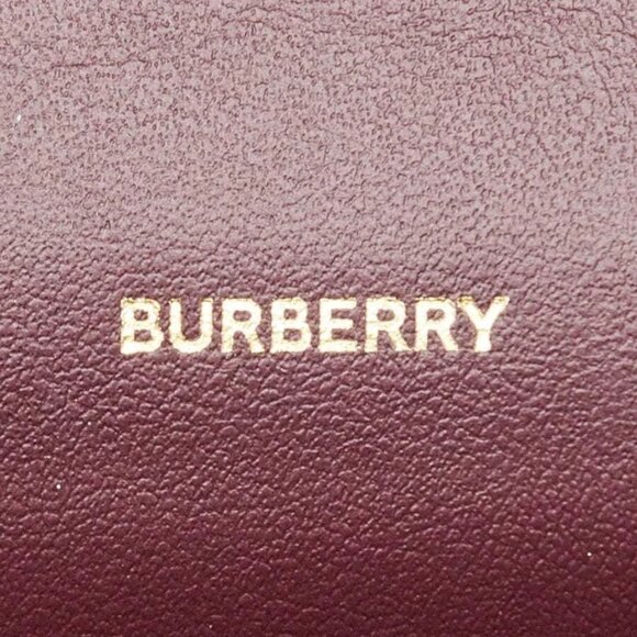 Burberry Mahogany Red Leather Hazelmere Wallet on Strap Bag - Picture 7 of 10